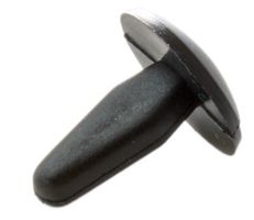 ESSENTRA COMPONENTS MMB-187-01BK Rivet, Mini Mount, Nylon, 4.88 mm Mounting Hole, 13.1 mm Overall, 40 Pack