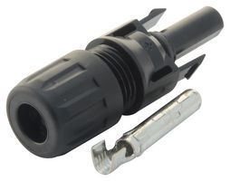 STAUBLI 32.0016P0001 Photovoltaic / Solar Connector, Female Cable Coupler, Cable Mount, IP65, IP68, 10 AWG, 30 A