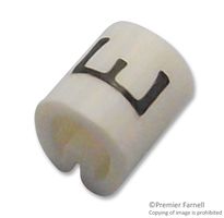 TE CONNECTIVITY - RAYCHEM STD15W-E Wire Marker, E, Black, White, 8.5 mm