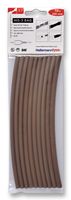HELLERMANNTYTON 308-30614 HIS-3-BAG-6/2-PO-X-BN Heat Shrink Tubing, 3:1, 0.236 ", 6 mm, Brown, 7.87 ", 200 mm