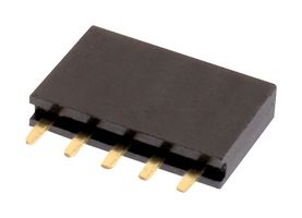 WURTH ELEKTRONIK 61301011821 PCB Receptacle, Board-to-Board, 2.54 mm, 1 Rows, 10 Contacts, Through Hole Mount
