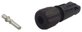 AMPHENOL INDUSTRIAL H4CMC6DI.. Photovoltaic / Solar Connector, Male Cable Coupler, Plus, Cable Mount, 10 AWG, 35 A
