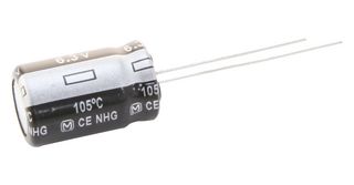 PANASONIC ECA0JHG472 Electrolytic Capacitor, 4700 µF, 6.3 V, ± 20%, Radial Leaded, 1000 hours @ 105°C, Polar