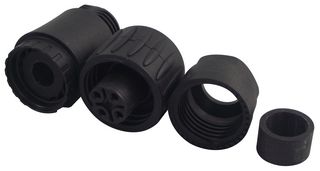 AMPHENOL SINE/TUCHEL C016 20D003 100 12 Circular Connector, Standard Circular Connector, ecomate M Series, Cable Mount Receptacle