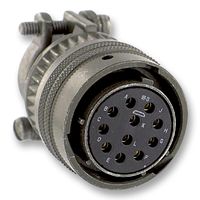 AMPHENOL SINE/TUCHEL MS3116F12-10S Circular Connector, MIL-DTL-26482 Series I, MS3116 Series, Straight Plug, 10 Contacts