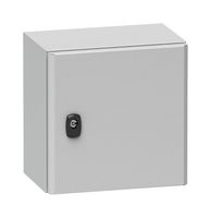 SCHNEIDER ELECTRIC NSYS3D6420P Metal Enclosure, Plain Door, Wall Mount, Steel, 600 mm, 400 mm, 200 mm, IP66