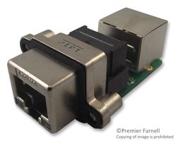 AMPHENOL COMMUNICATIONS SOLUTIONS MRJ578001 Modular Connector, RJ45 Jack, 1 x 1 (Port), 8P8C, Cat5, IP67, Through Hole Mount
