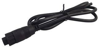 MULTICOMP PRO 2CT3004-W04400 Circular Cable Assembly, Circular Receptacle to Free End, 4 Ways, 3.28 ft, 1 m, Black