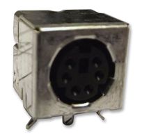 AMP - TE CONNECTIVITY 5749180-1 DIN Audio / Video Connector, Shielded, 6 Contacts, Jack, PCB Mount, Through Hole Vertical