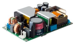 TRACO POWER TOP 200-124 AC/DC Open Frame Power Supply (PSU), ITE, 1 Output, 200 W, 85V AC to 264V AC, Fixed