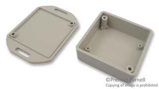 HAMMOND 1551RFLGY Plastic Enclosure, Handheld, ABS, 20 mm, 50 mm, 50 mm, IP54