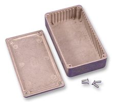 HAMMOND 1590NFL.. Metal Enclosure, Diecast, Flanged Lid, IP54, Small, Diecast Aluminium, 40 mm, 66 mm, 121 mm, IP54