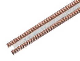 VAN DAMME 268502L Multicore Cable, Hi-Fi Speaker, Screened, 2 Core, 24 AWG, 2.5 mm², 164 ft, 50 m