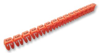 MULTICOMP PRO SM0-3OE Wire Marker, Pre Printed, 3, Black, Orange, 0.8 mm