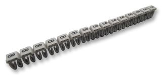 MULTICOMP PRO SM0-8GY Wire Marker, Pre Printed, 8, Black, Grey, 0.8 mm