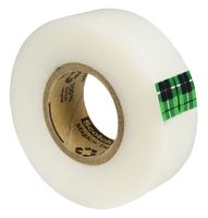 3M FT510284936 Packaging Tape, Paper, Transparent, 19 mm x 33 m