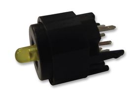 C&K COMPONENTS K12G0LYE1.5612NL327 Tactile Switch, K12 Series, Top Actuated, Through Hole, Round Button, 1.2 kgf, 100mA at 30VDC