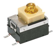 C&K COMPONENTS K6S1.55NSD Tactile Switch, K6 Series, Top Actuated, Surface Mount, Plunger for Cap, 500 gf, 100mA at 30VDC