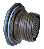 AMPHENOL AEROSPACE CTV07RW-25-7P Circular Connector, CTV Series, MIL-DTL-38999 Series III, Jam Nut Receptacle, 99 Contacts