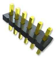 SAMTEC FTS-103-01-L-D Pin Header, Wire-to-Board, 1.27 mm, 2 Rows, 6 Contacts, Through Hole, FTS