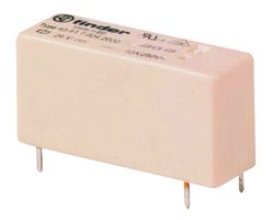 FINDER 43.41.7.006.2000 General Purpose Relay, 43 Series, Power, SPDT, 6 VDC, 10 A