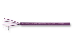VAN DAMME 278-401-000 Multipair Cable, Audio, Per M, Screened, 1 Pair, 24 AWG, 0.22 mm²