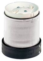 SCHNEIDER ELECTRIC XVBC37 Visual Signal Indicator, LED, Transparent, Steady, 10W, 250VAC, IP65, 70mm Dia., 63mm Height