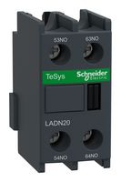 SCHNEIDER ELECTRIC LADN20 Auxiliary Contact, LADN, Schneider TeSys D LC1D/CAD & TeSys F LC1F/CR1F Series Contactors, 2NO