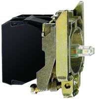 SCHNEIDER ELECTRIC ZB4BW0B15 Contact Block, w/ White LED, Screw, 1 Pole, 6 A, 120 V, Schneider Harmony XB4 Series Actuators