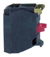 SCHNEIDER ELECTRIC ZBE1026P Contact Block, 10 A, 600 V, 1 Pole, Screw Clamp