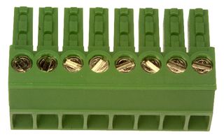 BUCHANAN - TE CONNECTIVITY 284506-8 Standard Terminal Block, BUCHANAN 8 Series, 8 Contacts, 3.5 mm, Terminal Block, Eurostyle