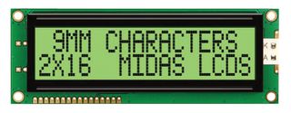 MIDAS DISPLAYS MC21609A6W-GPTLY-V2