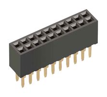 HARWIN M50-3001245 PCB Receptacle, Board-to-Board, 1.27 mm, 2 Rows, 24 Contacts, Through Hole Mount