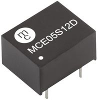 MULTICOMP MCE05S15D Isolated Through Hole DC/DC Converter, ITE, DIP, 1:1, 1 W, 1 Output, 15 V