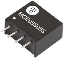 MULTICOMP MCE05S12S Isolated Through Hole DC/DC Converter, ITE, SIP, 1:1, 1 W, 1 Output, 12 V