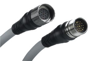 MOLEX 130010-0866 Sensor Cable, BRAD Mini-Change, Mini-Change Plug, Mini-Change Receptacle, 4 Positions, 3 m, 9.84 ft