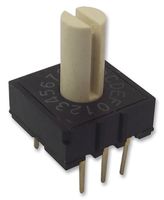 MULTICOMP PRO MCRH2HAF-16R-V-B Rotary Coded Switch, Through Hole, 16 Position, 24 VDC, Hexadecimal, 25 mA