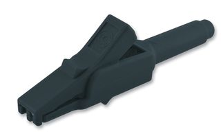 HIRSCHMANN TEST AND MEASUREMENT 973889100 Crocodile Clip, MA 260 SH, 6 mm, 15 A, Black