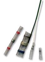 RAYCHEM - TE CONNECTIVITY CWT-5-W122-5 Solder Sleeve, with Lead, Terminator, 4.3 mm, Transparent, PO (Polyolefin), 29.3 mm, 22 AWG