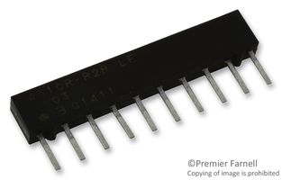 BOURNS 4310R-R2R-103LF Fixed Network Resistor, 10 kohm, R-2R Ladder, 5 Resistors, SIP, PC Pin, ± 2%
