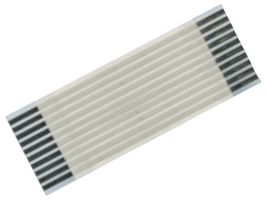 MOLEX 98267-0265 FFC / FPC Cable, Premo Flex Jumper, 10 Core, 1 mm, Same Sided Contacts, 12 ", 305 mm, White