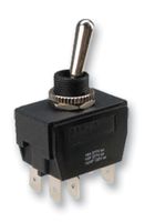 MULTICOMP PRO MCR13-448K-3-08 Toggle Switch, (On)-Off-(On), DPDT, Non Illuminated, Panel Mount, 12 A