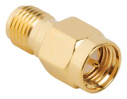AMPHENOL RF 132171 RF / Coaxial Adapter, Miniature, SMA, Plug, SMA, Jack, Straight Adapter, 50 ohm
