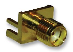 AMPHENOL RF 132255 RF / Coaxial Connector, SMA Coaxial, Straight Jack, Solder, 50 ohm, Beryllium Copper