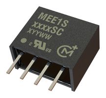 MURATA POWER SOLUTIONS MEE1S0303SC Isolated Through Hole DC/DC Converter, 1kV Isolation, ITE, SIP, 1:1, 1 W, 1 Output, 3.3 V