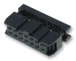 AMPHENOL COMMUNICATIONS SOLUTIONS T812130A100CEU IDC Connector, IDC Receptacle, Female, 2.54 mm, 2 Row, 30 Contacts, Cable Mount