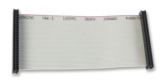 AMPHENOL COMMUNICATIONS SOLUTIONS FC10150-0 Ribbon Cable, IDC Receptacle to IDC Receptacle, 10 Ways, 5.91 ", 150 mm, 2.54 mm