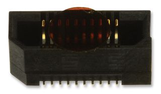 SAMTEC ERF8-010-05.0-S-DV-TR Mezzanine Connector, High-Speed, Receptacle, 0.8 mm, 2 Rows, 20 Contacts, Surface Mount
