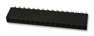 AMP - TE CONNECTIVITY 6-534237-4 PCB Receptacle, Board-to-Board, 2.54 mm, 1 Rows, 16 Contacts, Through Hole Mount, AMPMODU Mod IV