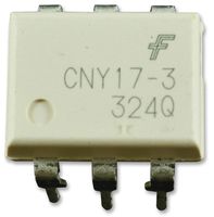ONSEMI CNY173M Optocoupler, Transistor Output, 1 Channel, DIP, 6 Pins, 60 mA, 7.5 kV, 100 %